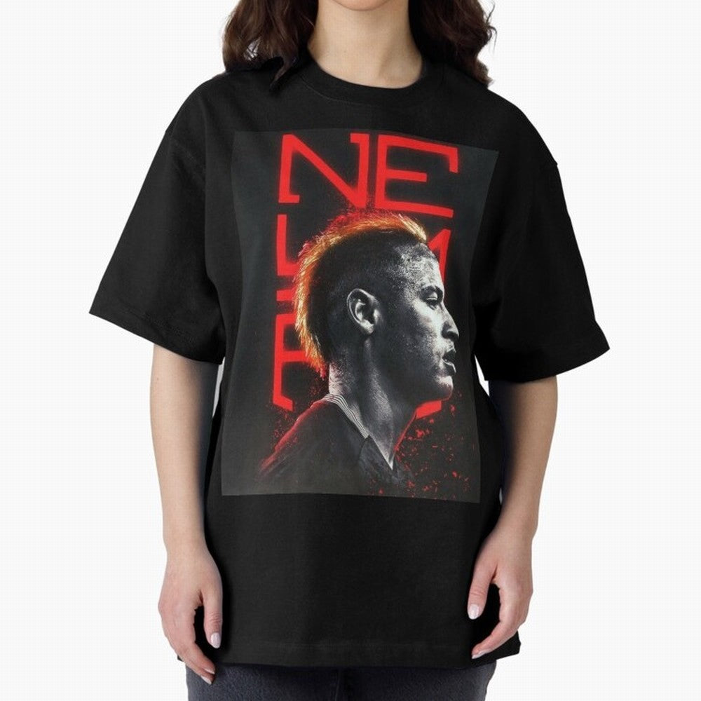 Black Wallpaper Neymar Classic T-Shirt Carry the Dream of FIFA World Cup 2026 USA Canada Mexico for Fans of Cristiano Ronaldo, Haaland and CR7 and Argentina and Brazil, Bringing Retro Football Energy, Iconic Rivalries, Trophy Chase Drama and