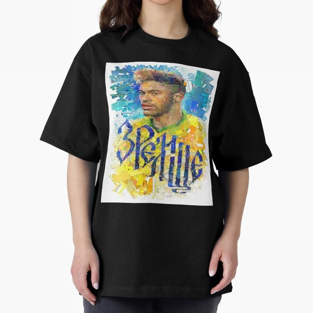 Neymar Illustration Art Framed Art Print Classic T-Shirt Celebrate Supporters United by FIFA World Cup 2026 Spirit, Made for Germany, Messi, Vintage Soccer Flavor, Modern Football Stars, National Flags and Final Night Emotion; Built for Supporters
