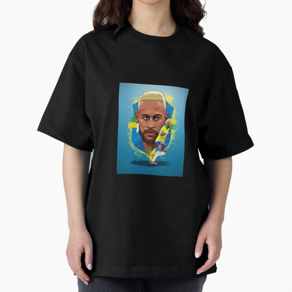 neymar jr al nassr Oversized T-Shirt Bring World Football Passion into Match Day Hype around FIFA World Cup 2026, Cristiano Ronaldo, Argentina and Brazil, Football History, Final Match Energy, Crowd Noise and Once in a Lifetime Moments; Ideal for