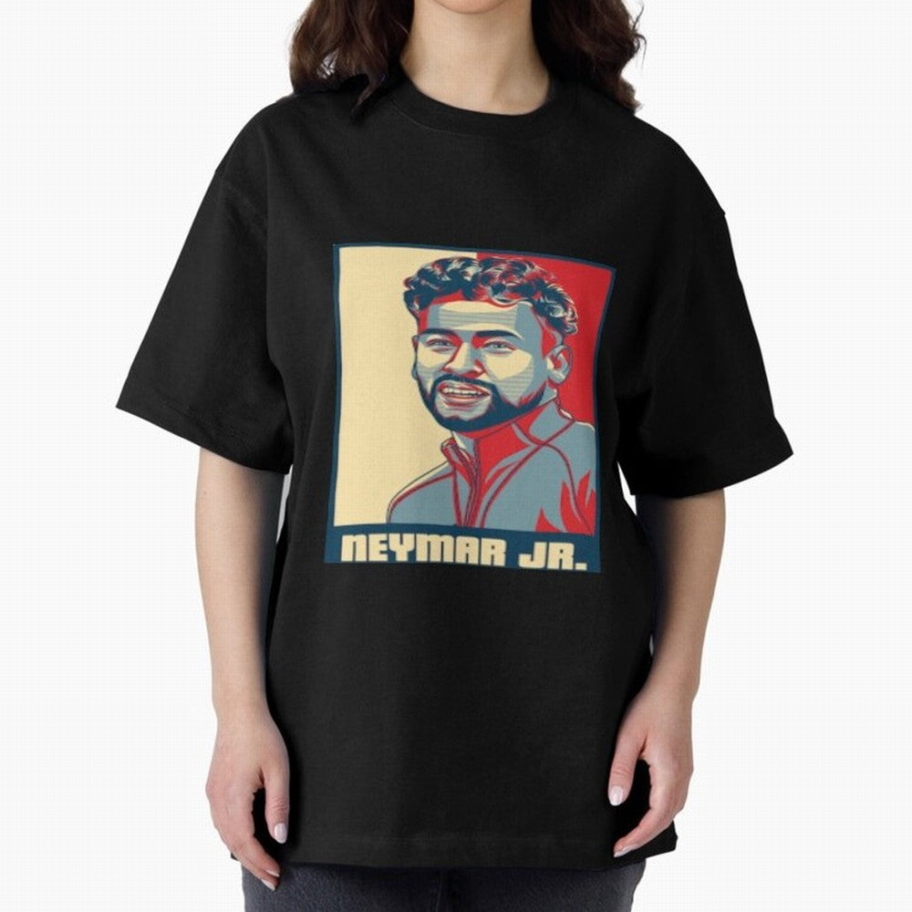neymar jr al nassr Oversized T-Shirt Bring Match Day Fire to FIFA World Cup 2026 Spirit, Celebrating Argentina, Cristiano Ronaldo, Soccer Culture, Superstar Moments, National Team Dreams and Competitive Fire; Great for Supporters Who Love Legendary