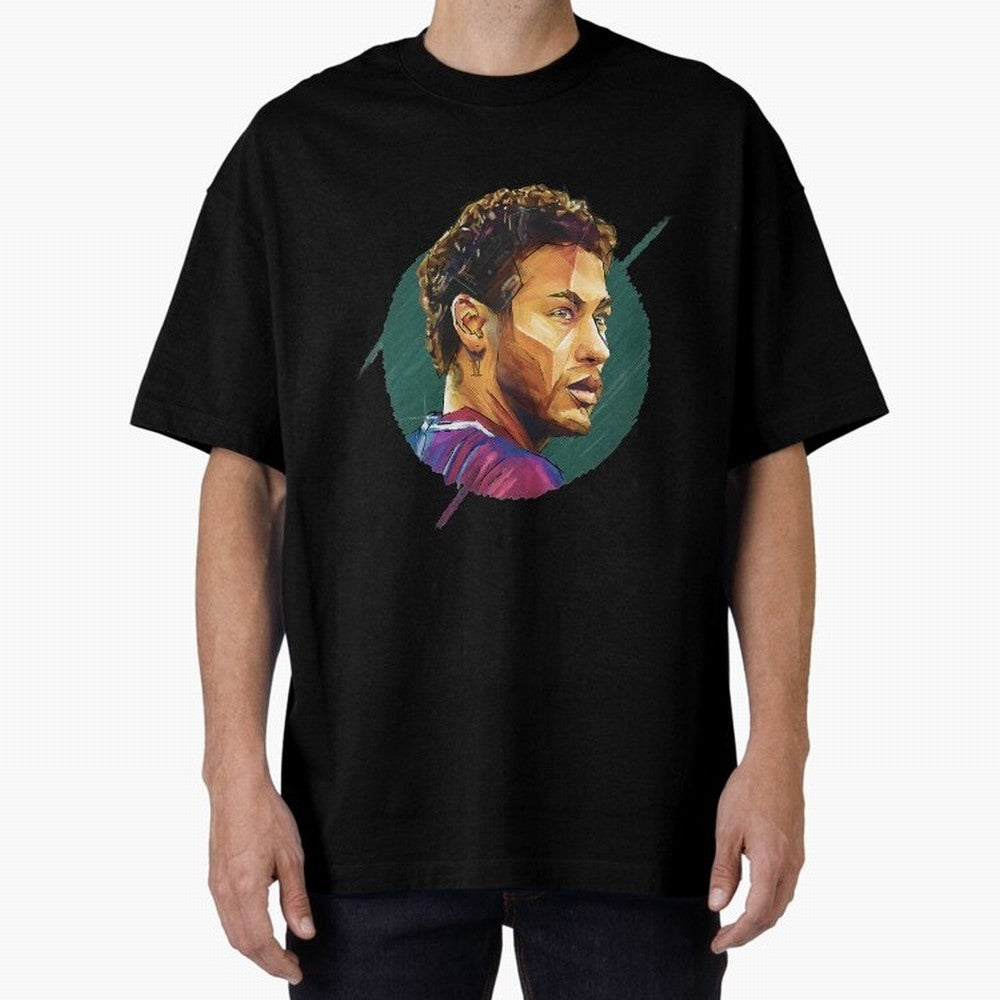 Geometric Neymar Classic T-Shirt Feel Match Day Hype around FIFA World Cup 2026 Group Stage, Haaland, Portugal, Spain and Germany, Match Day Excitement, Supporter Culture, Golden Goals and Global Football Passion; Made for Collectors Who Enjoy