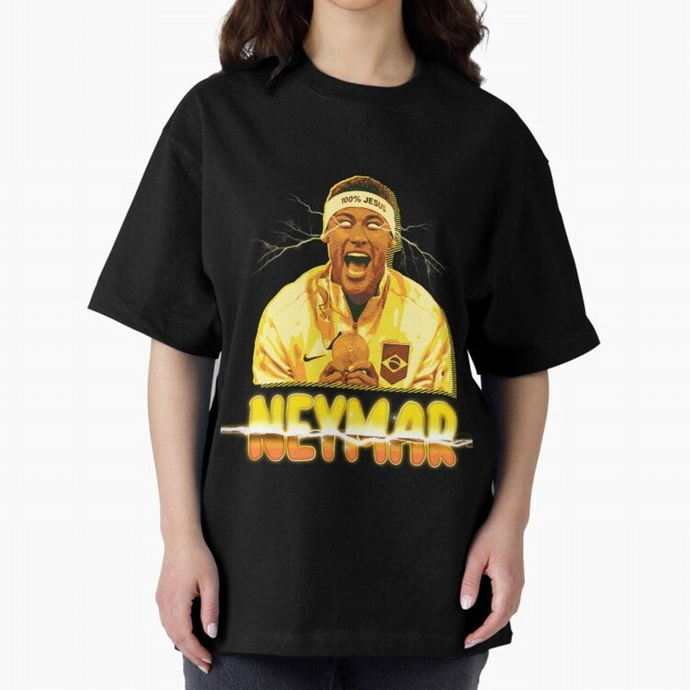 Neymar Jr Art Classic T-Shirt Represent FIFA World Cup 2026 Group Stage Driven by Neymar, Haaland and Cristiano Ronaldo, Brazil Energy, Retro Football Energy, Iconic Rivalries, Trophy Chase Drama and Stadium Atmosphere; Ideal for Passionate Fans