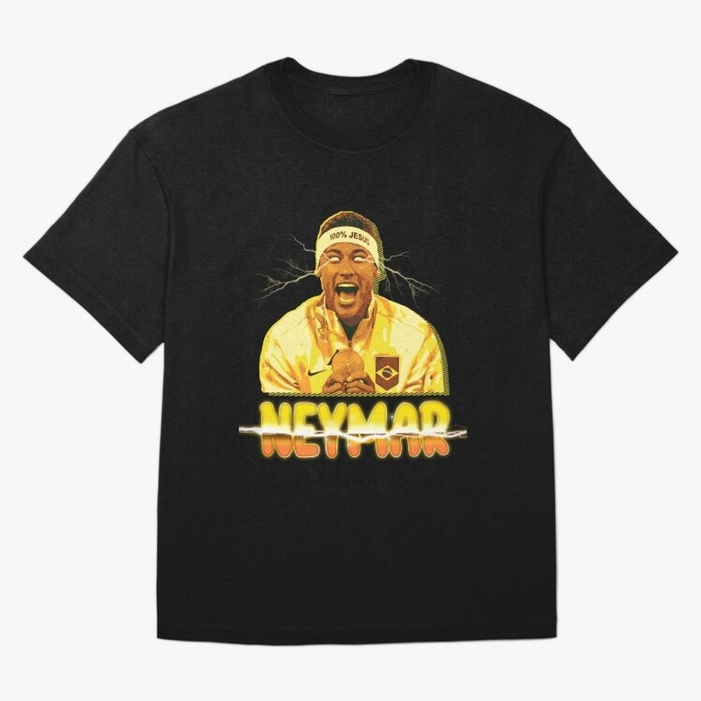 Neymar Jr Art Classic T-Shirt Represent FIFA World Cup 2026 Group Stage Driven by Neymar, Haaland and Cristiano Ronaldo, Brazil Energy, Retro Football Energy, Iconic Rivalries, Trophy Chase Drama and Stadium Atmosphere; Ideal for Passionate Fans