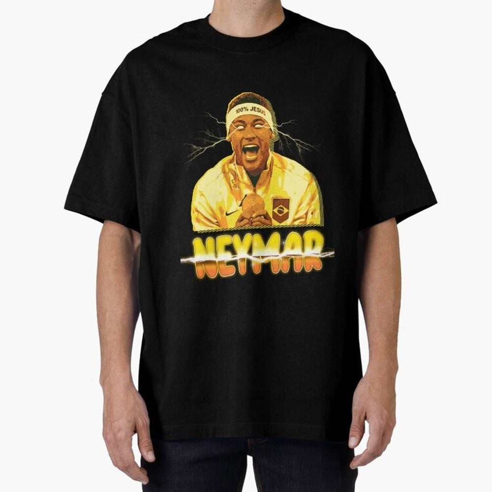 Neymar Jr Art Classic T-Shirt Represent FIFA World Cup 2026 Group Stage Driven by Neymar, Haaland and Cristiano Ronaldo, Brazil Energy, Retro Football Energy, Iconic Rivalries, Trophy Chase Drama and Stadium Atmosphere; Ideal for Passionate Fans