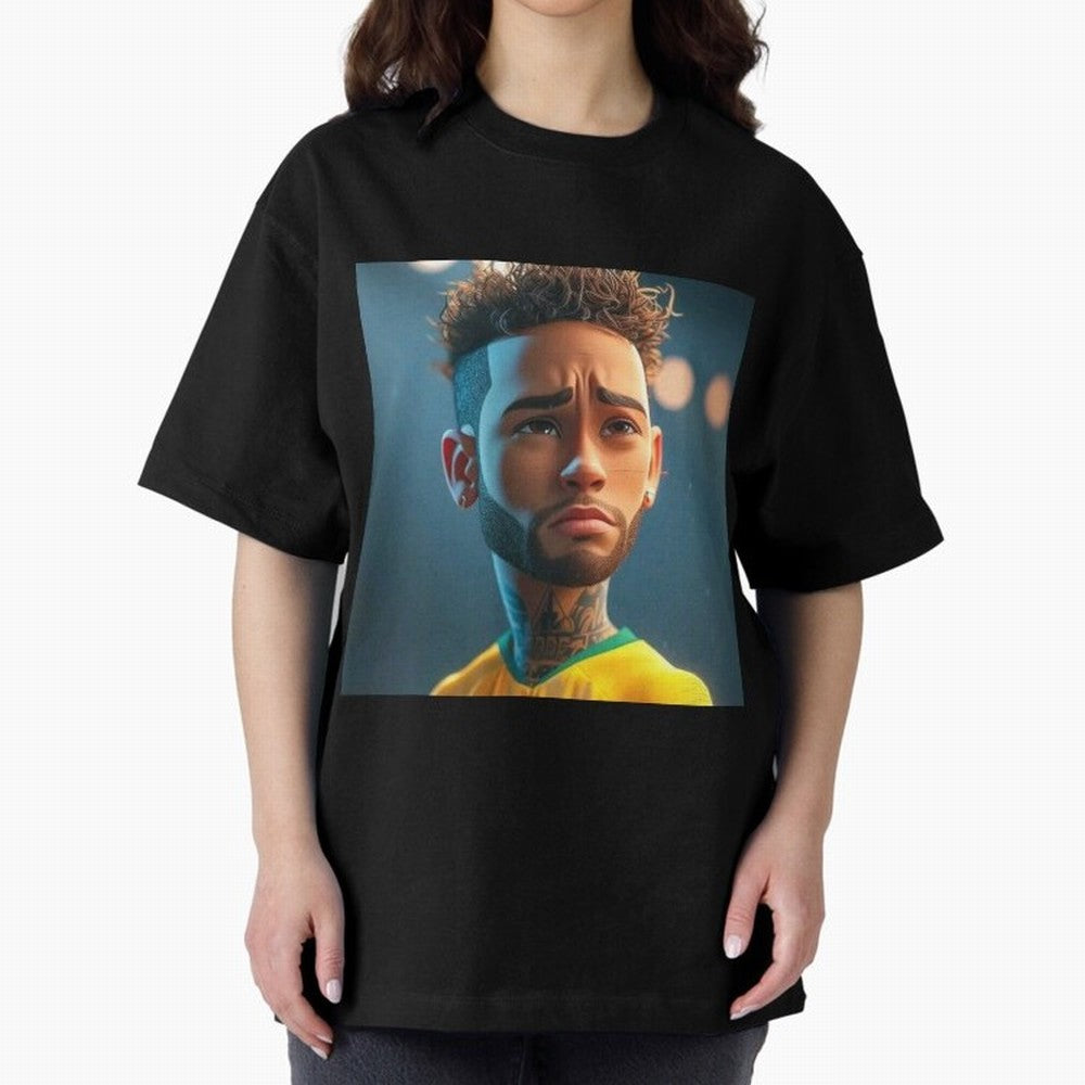 Neymar Jr cartoon picture Classic T-Shirt Share Global Football Passion for FIFA World Cup 2026 USA Canada Mexico, Made for Neymar, Haaland and Cristiano Ronaldo, France, Soccer Culture, Superstar Moments, National Team Dreams and Competitive Fire;