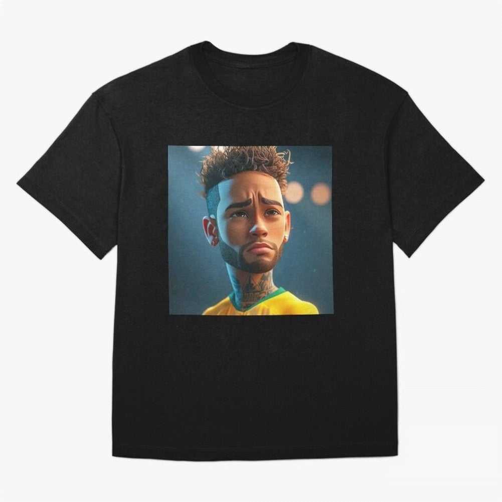 Neymar Jr cartoon picture Classic T-Shirt Share Global Football Passion for FIFA World Cup 2026 USA Canada Mexico, Made for Neymar, Haaland and Cristiano Ronaldo, France, Soccer Culture, Superstar Moments, National Team Dreams and Competitive Fire;