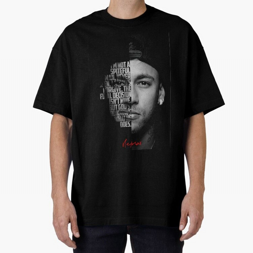 Black and white Neymar Jr quote. Classic T-Shirt Join the Global Buzz around FIFA World Cup 2026 USA Canada Mexico for Fans of Cristiano Ronaldo, Haaland and CR7 and Germany, Bringing Football Festival Excitement, Trophy Ambitions, Country