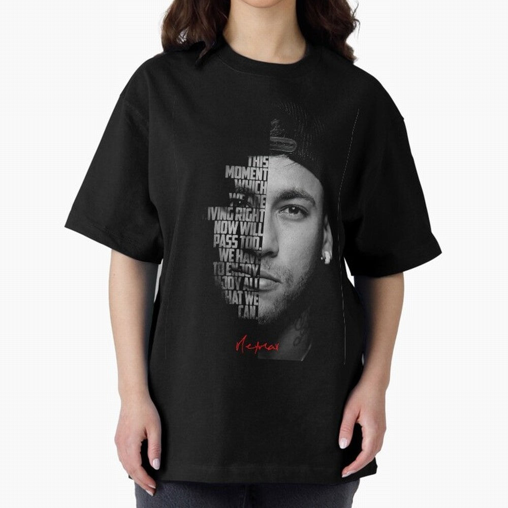 Black and white Neymar Jr quote. Classic T-Shirt Turn Up for the FIFA World Cup 2026 Group Stage Journey through CR7 and Messi Highlights, England and Germany Pride, Goal Celebration Energy, Supporter Heritage, Football Icons and Worldwide