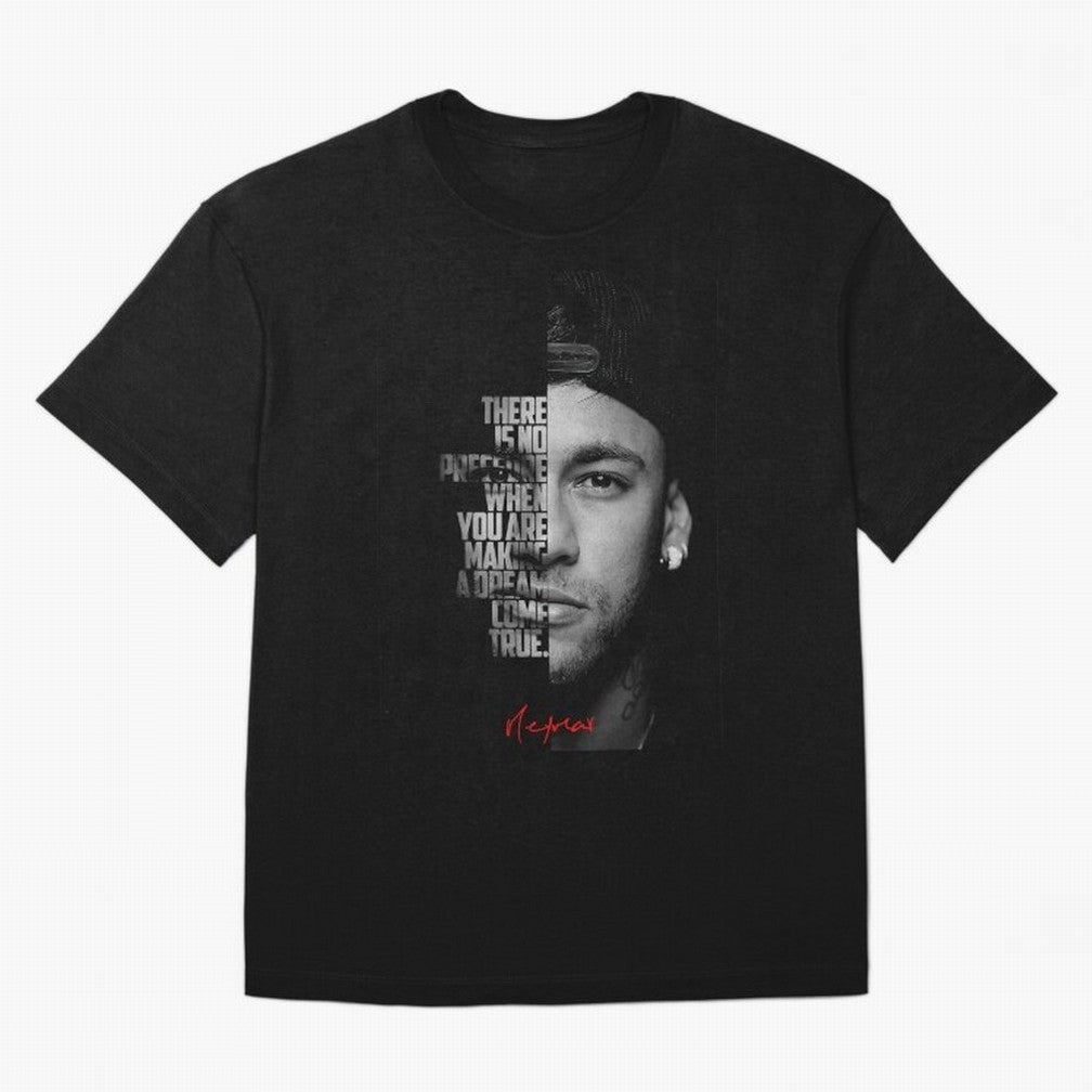 Black and white Neymar Jr quote. Classic T-Shirt Keep the Match Day Mood of Global Football Passion for FIFA World Cup 2026 Group Stage, Capturing Messi, Portugal, Spain and Germany, Goal Celebration Energy, Supporter Heritage, Football Icons and