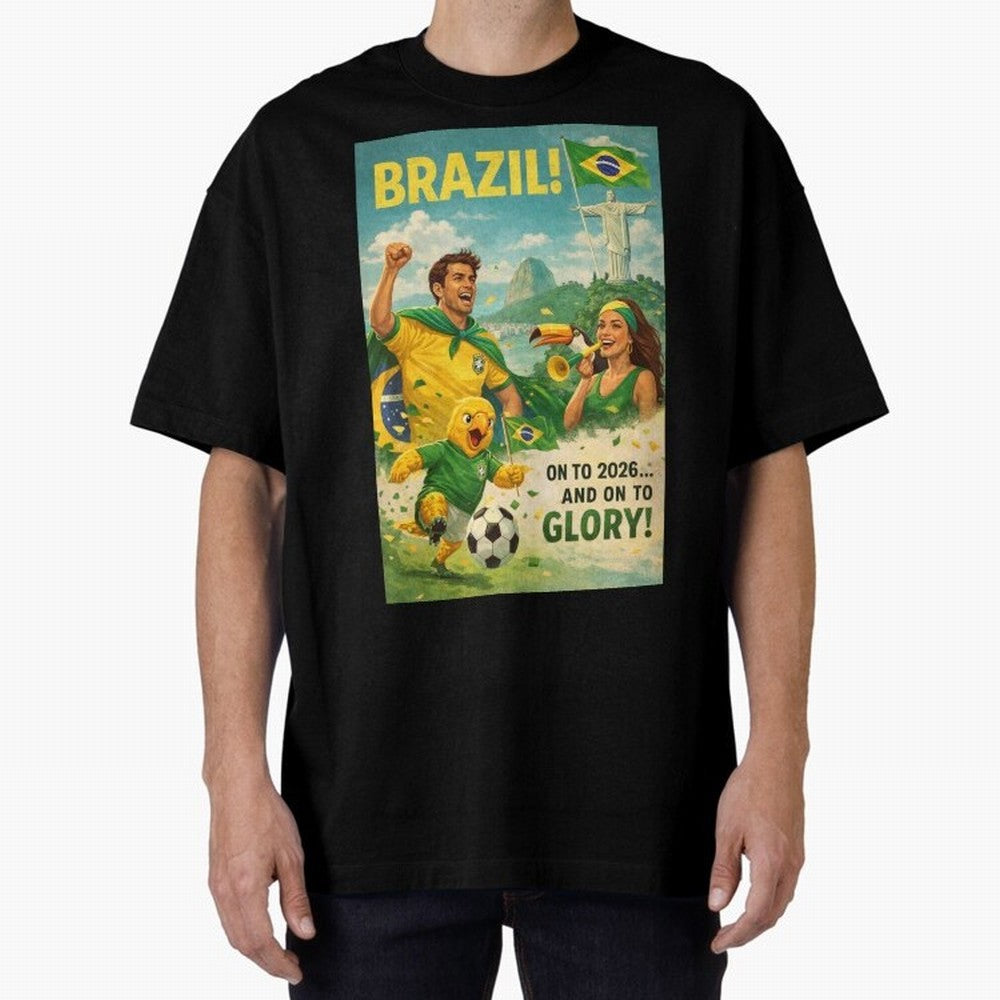 Brazil Rio de Janeiro Christ the Redeemer Sugarloaf Mountain FIFA World Cup 2026 Football Celebration Classic T-Shirt Capture Stadium Memories from the FIFA World Cup 2026 Journey through Mbappe Highlights, Argentina and Brazil Pride, Stadium