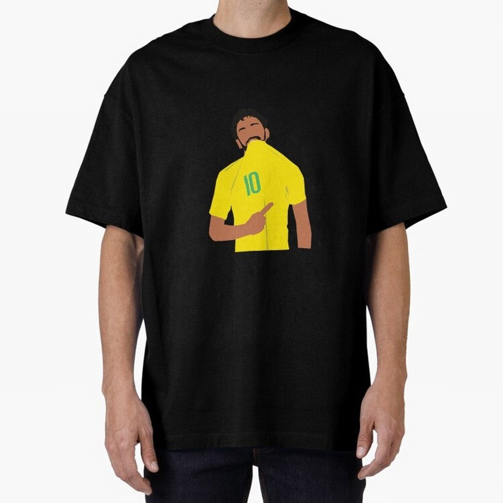 Neymar Jr Oversized T-Shirt Create FIFA World Cup 2026 USA Canada Mexico for Fans of Cristiano Ronaldo, Haaland and CR7 and Argentina, Bringing Match Day Excitement, Supporter Culture, Golden Goals and Global Football Passion; Perfect for