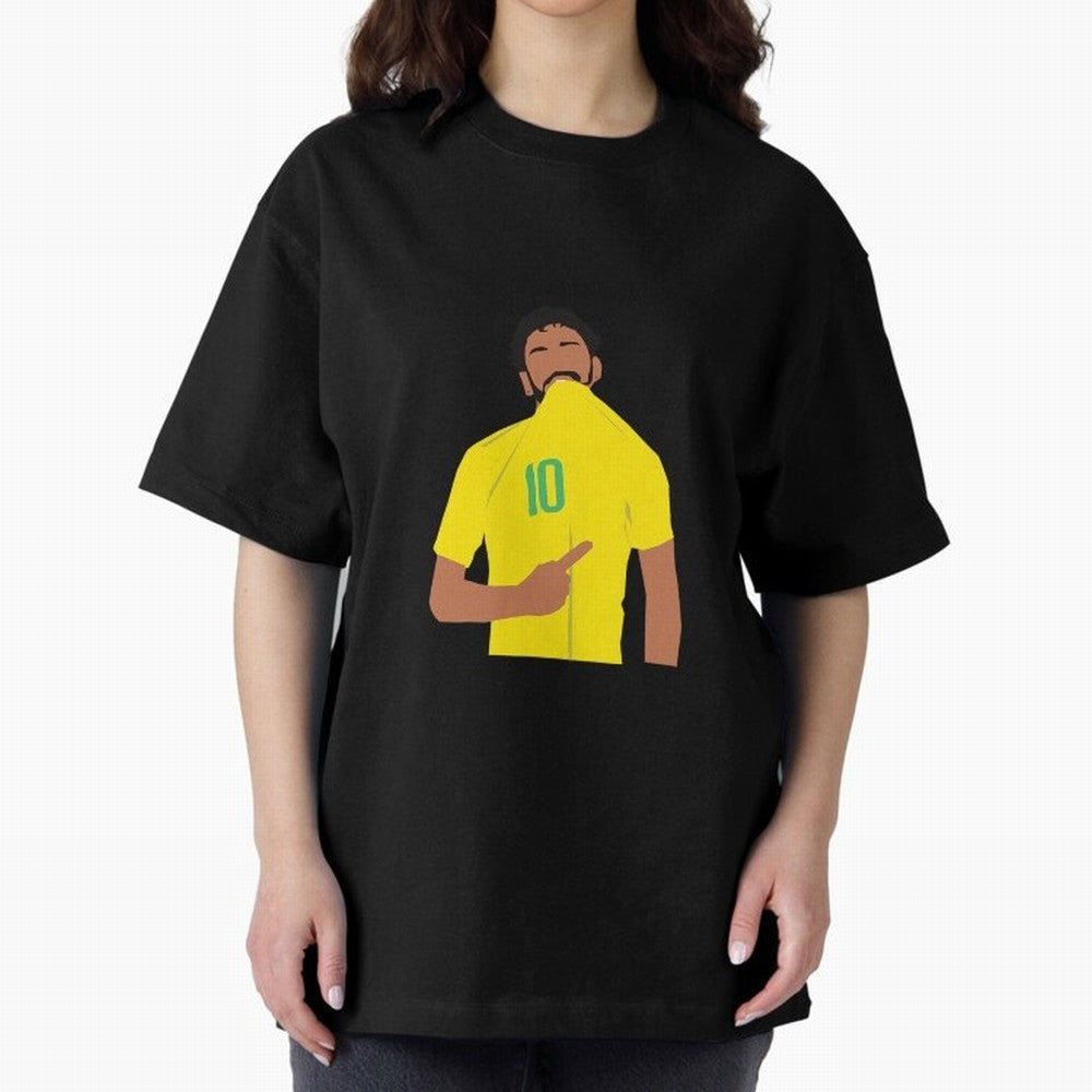 Neymar Jr Oversized T-Shirt Create FIFA World Cup 2026 USA Canada Mexico for Fans of Cristiano Ronaldo, Haaland and CR7 and Argentina, Bringing Match Day Excitement, Supporter Culture, Golden Goals and Global Football Passion; Perfect for
