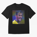 Neymar Poster Panting Art Brazilian Soccer Player Classic T-Shirt Bring Champion Energy into FIFA World Cup 2026 USA Canada Mexico for Fans of Cristiano Ronaldo and Argentina, Bringing Championship Spirit, Famous Goals, Roaring Crowds and