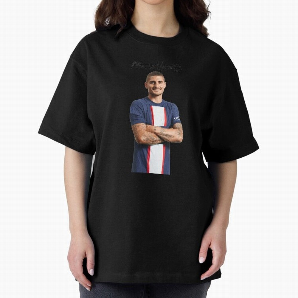 Marco Verratti Classic T-Shirt Unlock Global Football Passion for FIFA World Cup 2026 Group Stage, Highlighting CR7 and Messi, France and Portugal, Classic Soccer Heritage, Championship Pressure, Fan Loyalty and International Pride; Created for