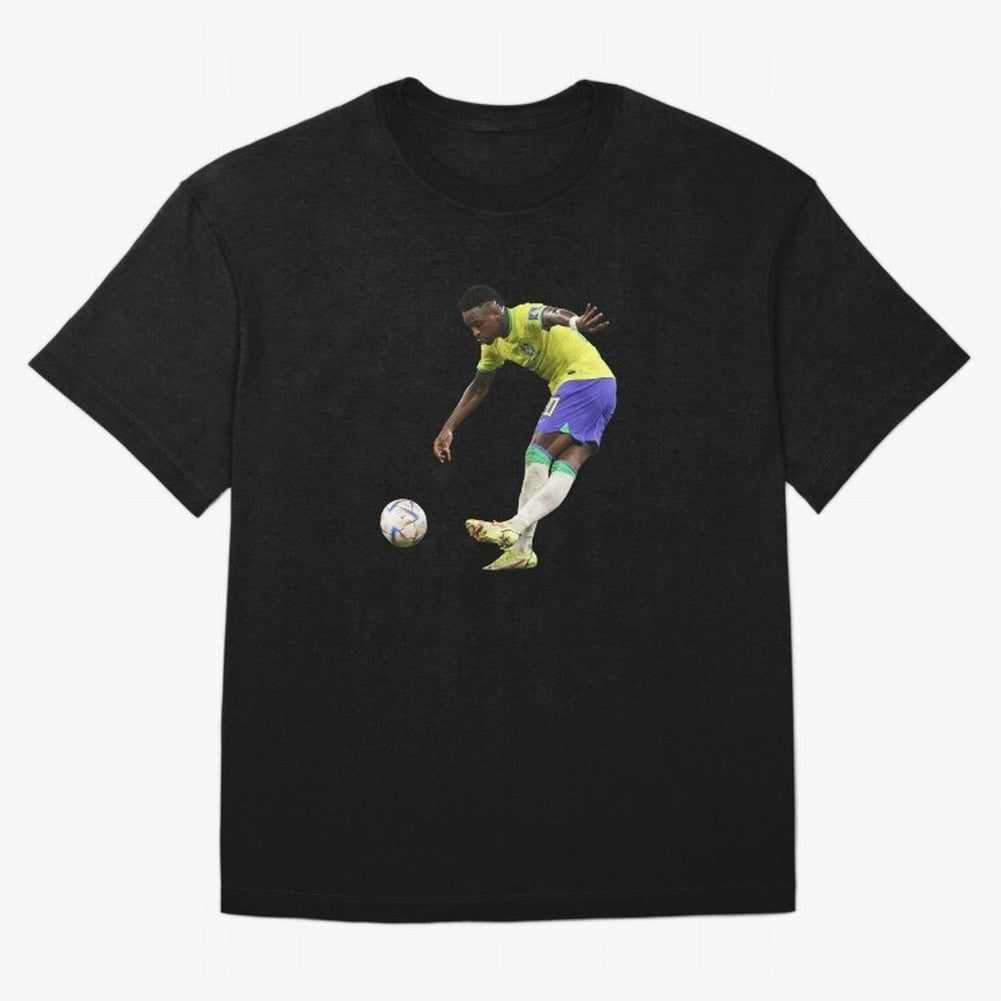 Vinicius Junior rabona Classic T-Shirt Show Love for Legendary Goals in Match Day Hype around FIFA World Cup 2026, Neymar, Haaland and Cristiano Ronaldo, Portugal, Spain and Germany, Goal Celebration Energy, Supporter Heritage, Football Icons and