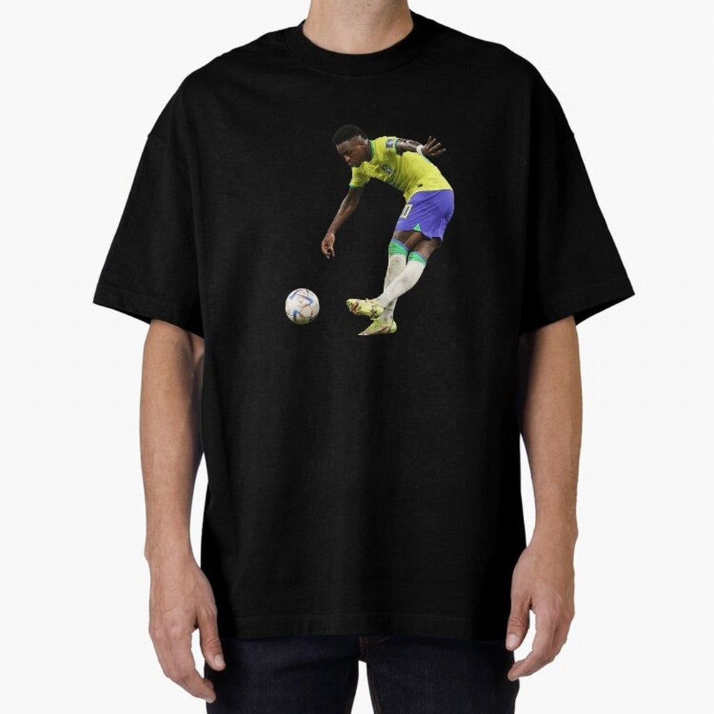 Vinicius Junior rabona Classic T-Shirt Show Love for Legendary Goals in Match Day Hype around FIFA World Cup 2026, Neymar, Haaland and Cristiano Ronaldo, Portugal, Spain and Germany, Goal Celebration Energy, Supporter Heritage, Football Icons and
