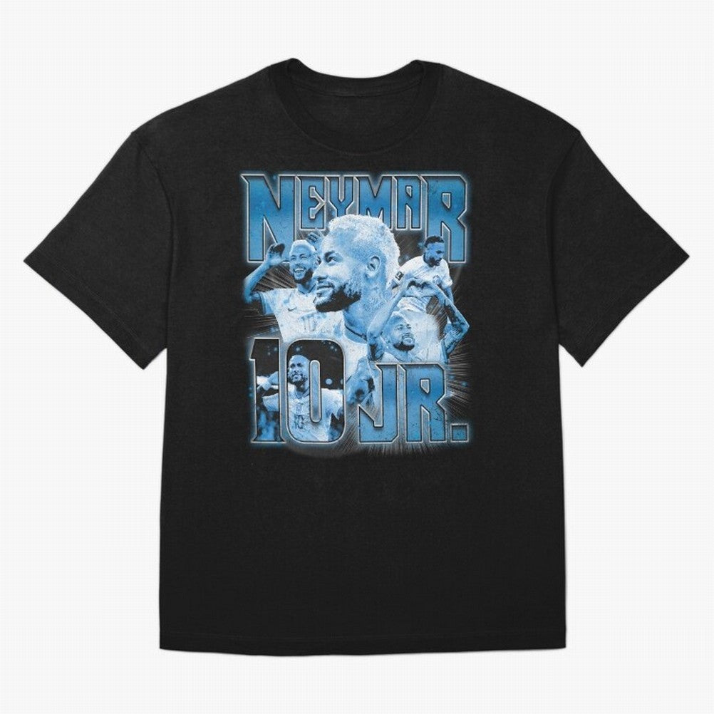 Neymar Jr. Bootleg Classic T-Shirt Show Passion for the Stars of Global Football Passion for FIFA World Cup 2026, Capturing Messi, Argentina and Brazil, Game Day Rituals, Football Legends, Country Pride and the Road to the Final; Made for