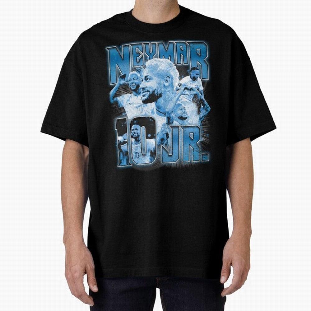 Neymar Jr. Bootleg Classic T-Shirt Show Passion for the Stars of Global Football Passion for FIFA World Cup 2026, Capturing Messi, Argentina and Brazil, Game Day Rituals, Football Legends, Country Pride and the Road to the Final; Made for