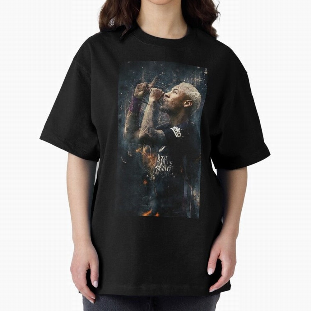 Neymar Junior - Design #o22 Oversized T-Shirt Keep Football History Alive during FIFA World Cup 2026 Spirit, Driven by Portugal, Spain and Germany, Haaland and Mbappe, Classic Soccer Heritage, Championship Pressure, Fan Loyalty and International