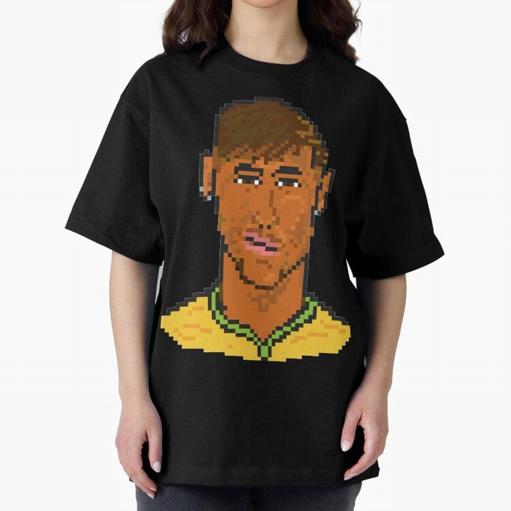 Neymar Jr Oversized T-Shirt Elevate FIFA World Cup 2026 Group Stage for Fans of Neymar, Haaland and Cristiano Ronaldo and Germany, Bringing Match Day Excitement, Supporter Culture, Golden Goals and Global Football Passion; Great for Watch Parties,