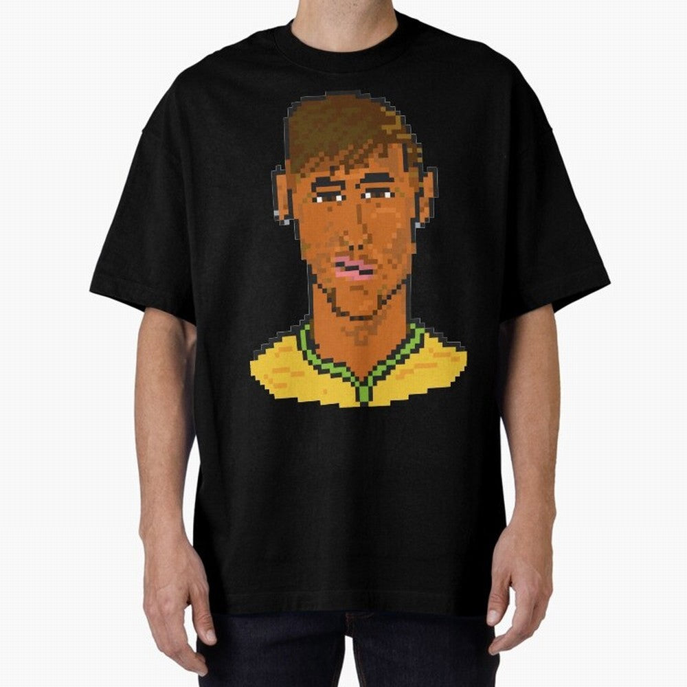Neymar Jr Oversized T-Shirt Elevate FIFA World Cup 2026 Group Stage for Fans of Neymar, Haaland and Cristiano Ronaldo and Germany, Bringing Match Day Excitement, Supporter Culture, Golden Goals and Global Football Passion; Great for Watch Parties,