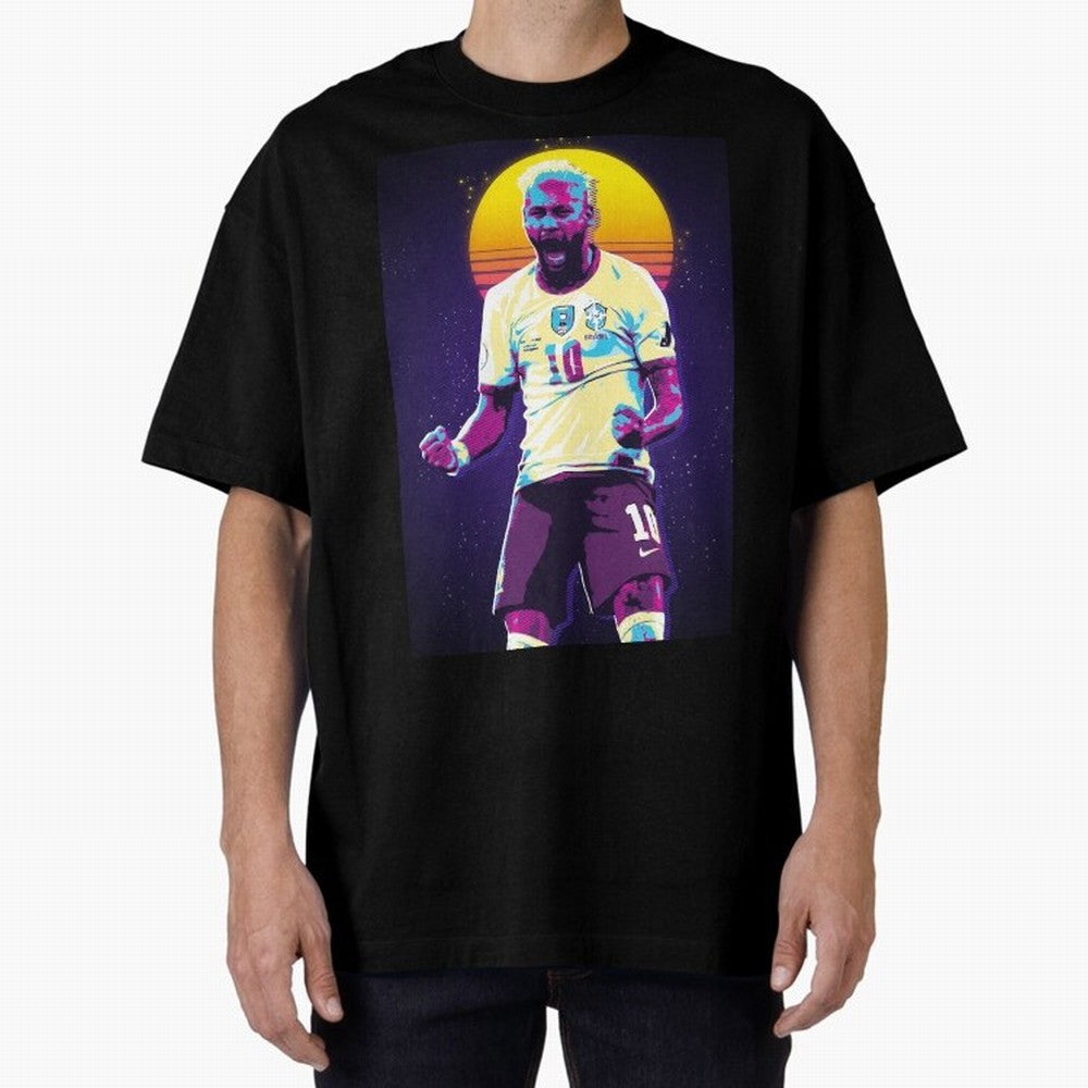 Neymar Jr selebration retro 80s Classic T-Shirt Keep the Match Day Mood of Match Day Hype around FIFA World Cup 2026, Messi, Argentina, France and Brazil, Goal Celebration Energy, Supporter Heritage, Football Icons and Worldwide Tournament Joy;