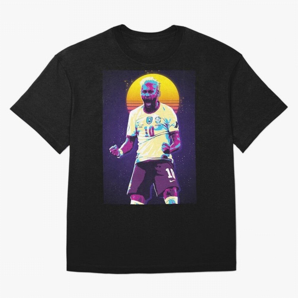 Neymar Jr selebration retro 80s Classic T-Shirt Keep the Match Day Mood of Match Day Hype around FIFA World Cup 2026, Messi, Argentina, France and Brazil, Goal Celebration Energy, Supporter Heritage, Football Icons and Worldwide Tournament Joy;