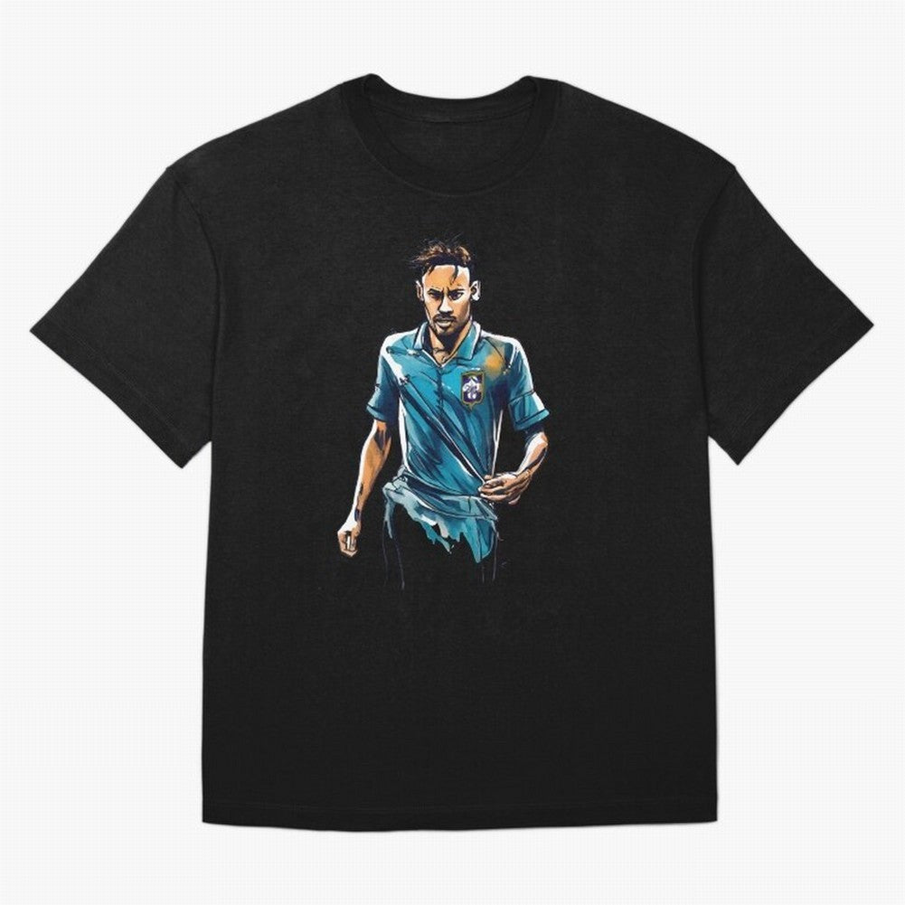 Neymar Jr watercolor drawing Classic T-Shirt Bring Trophy Dreams to FIFA World Cup 2026 Group Stage for Fans of Haaland and Mbappe and France, Bringing Stadium Memories, Football Loyalty, International Chants and Championship Tradition; Made for