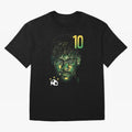 Neymar Jr. Oversized T-Shirt Cheer for FIFA World Cup 2026 USA Canada Mexico for Fans of Mbappe and Neymar and Spain, Bringing Sports Nostalgia, International Competition, Famous Players and Unforgettable Victories; Perfect for Supporters Who Want