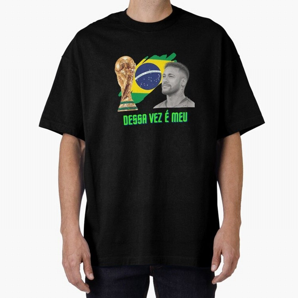 Neymar World Cup Classic T-Shirt Feel the Heartbeat of FIFA World Cup 2026 Spirit, with Argentina, Neymar, Football Festival Excitement, Trophy Ambitions, Country Rivalries and Star Player Buzz; Perfect for Supporters Who Want Bold Football Energy,