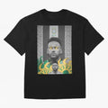 Brazil Football Star Grunge Poster Oversized T-Shirt Carry the Colors and Pride of the FIFA World Cup 2026 USA Canada Mexico Journey through Cristiano Ronaldo Highlights, Argentina, France and Brazil Pride, Worldwide Fan Energy, Dramatic Goals,