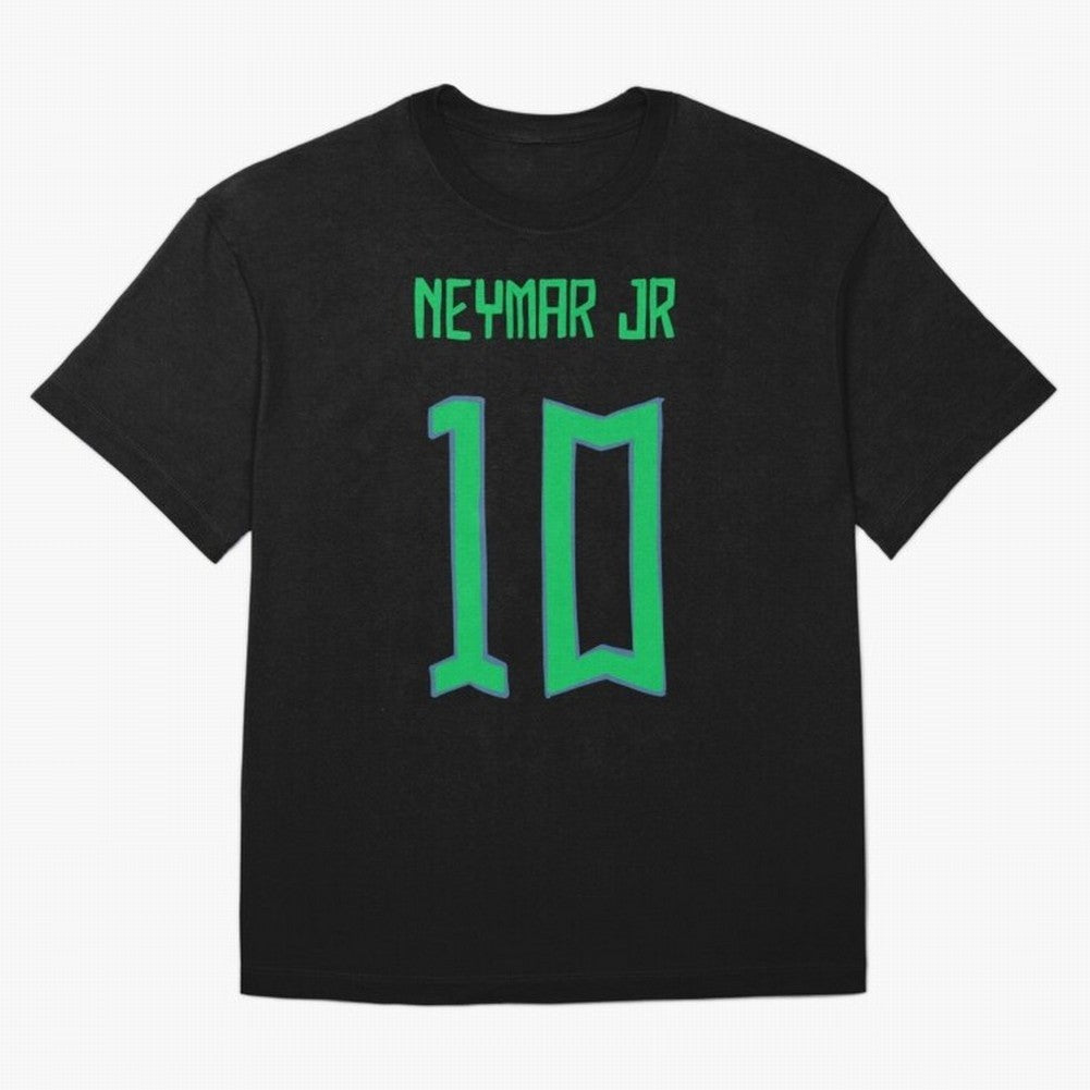 Neymar Jr #10 (Brazil) Oversized T-Shirt Discover FIFA World Cup 2026 USA Canada Mexico with Cristiano Ronaldo, Portugal Energy, Game Day Rituals, Football Legends, Country Pride and the Road to the Final; Built for Supporters Chasing Trophy