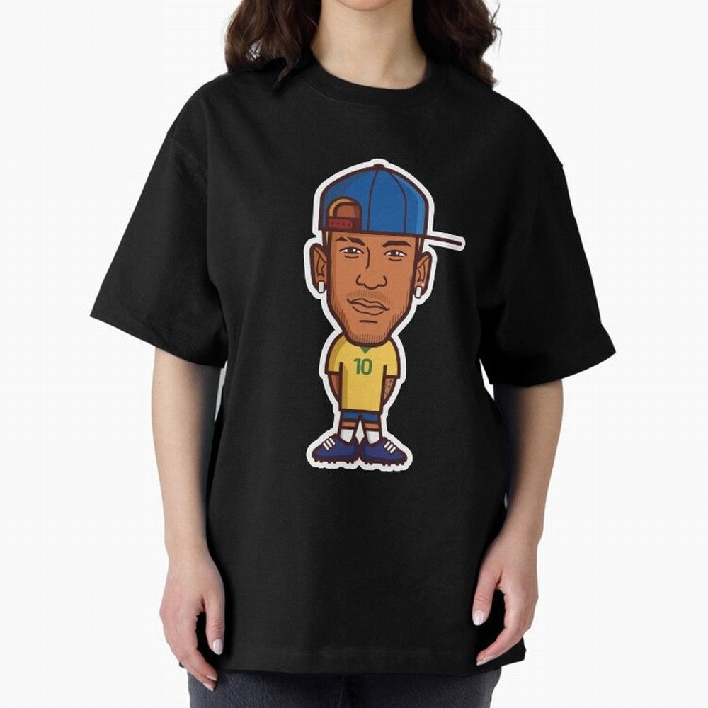 JR Oversized T-Shirt Celebrate the Stars of the FIFA World Cup 2026 Group Stage Journey through Messi, Neymar and Mbappe Highlights, Brazil, Portugal and Argentina Pride, Goal Celebration Energy, Supporter Heritage, Football Icons and Worldwide