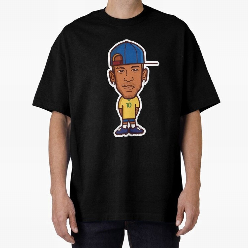JR Oversized T-Shirt Celebrate the Stars of the FIFA World Cup 2026 Group Stage Journey through Messi, Neymar and Mbappe Highlights, Brazil, Portugal and Argentina Pride, Goal Celebration Energy, Supporter Heritage, Football Icons and Worldwide