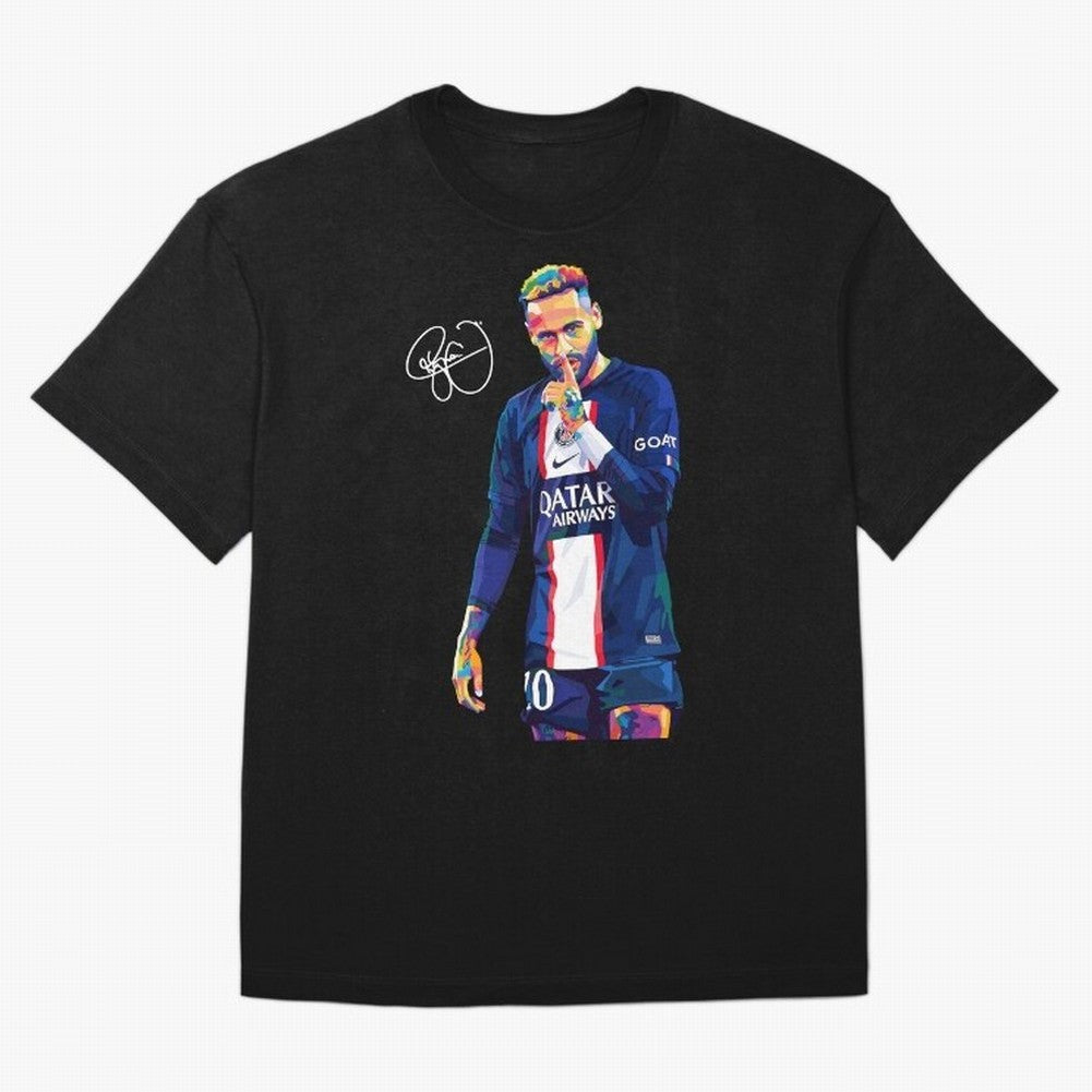 Neymar Jr Wpap Art Classic T-Shirt Embrace FIFA World Cup 2026 USA Canada Mexico Spirit, Driven by Portugal, Spain and Germany, Haaland and Mbappe, Fan Favorite Moments, National Team Passion, Big Match Drama and Soccer History; Made for Die Hard
