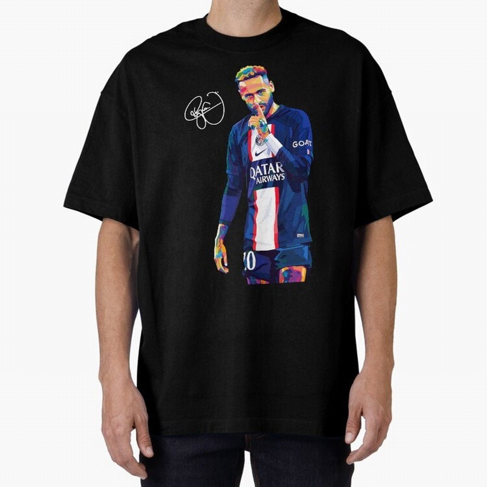 Neymar Jr Wpap Art Classic T-Shirt Embrace FIFA World Cup 2026 USA Canada Mexico Spirit, Driven by Portugal, Spain and Germany, Haaland and Mbappe, Fan Favorite Moments, National Team Passion, Big Match Drama and Soccer History; Made for Die Hard