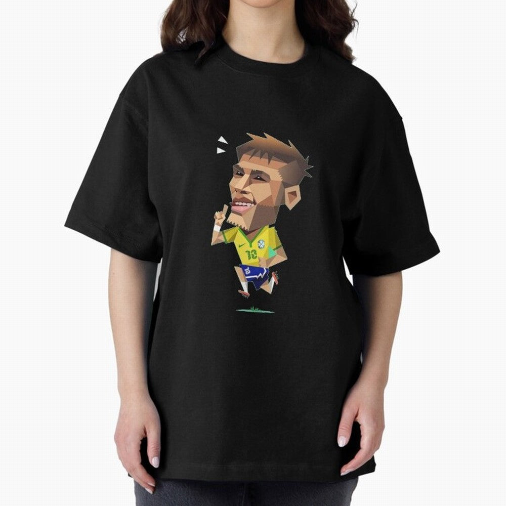 Neymar Brasil Classic T-Shirt Bring Global Tournament Vibes to Global Football Passion for FIFA World Cup 2026, Inspired by Messi and Cristiano Ronaldo, Argentina, France and Brazil, Classic Soccer Heritage, Championship Pressure, Fan Loyalty and
