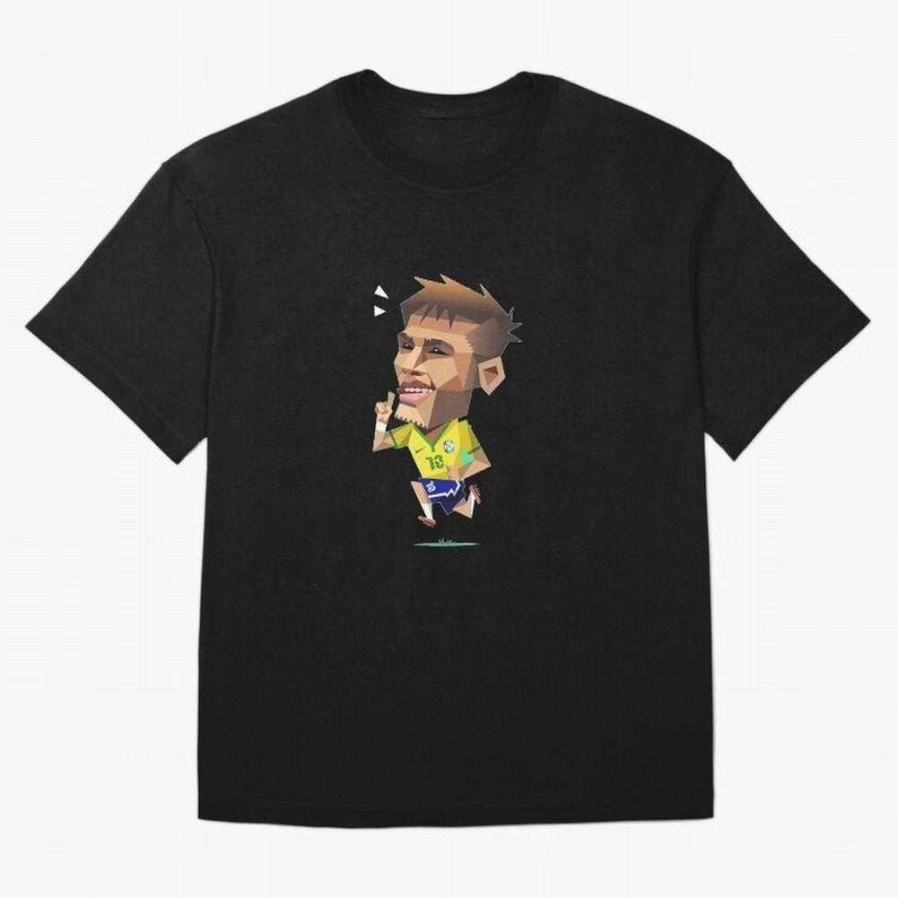 Neymar Brasil Classic T-Shirt Bring Global Tournament Vibes to Global Football Passion for FIFA World Cup 2026, Inspired by Messi and Cristiano Ronaldo, Argentina, France and Brazil, Classic Soccer Heritage, Championship Pressure, Fan Loyalty and