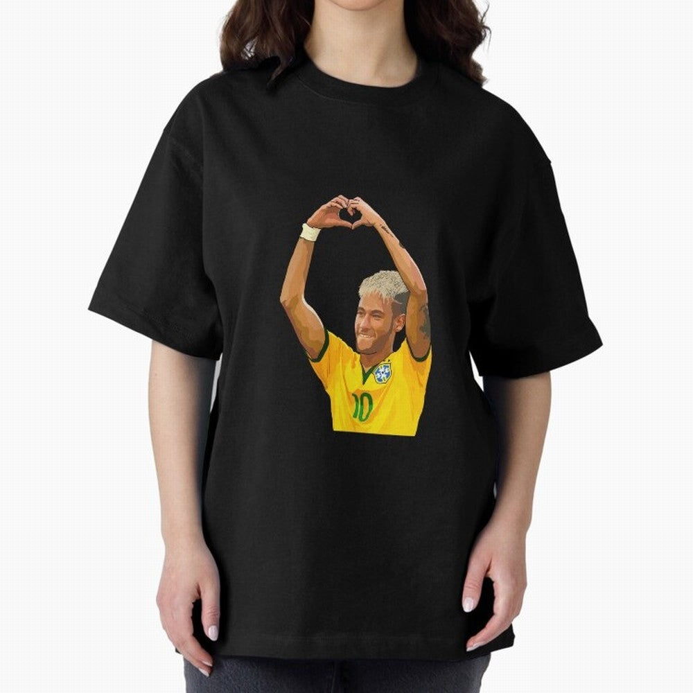 Love Soccer Oversized T-Shirt Bring Retro Soccer Energy to the FIFA World Cup 2026 USA Canada Mexico Journey through CR7 and Messi Highlights, England, France and Netherlands Pride, Global Supporter Spirit, Legendary Goals, National Colors and