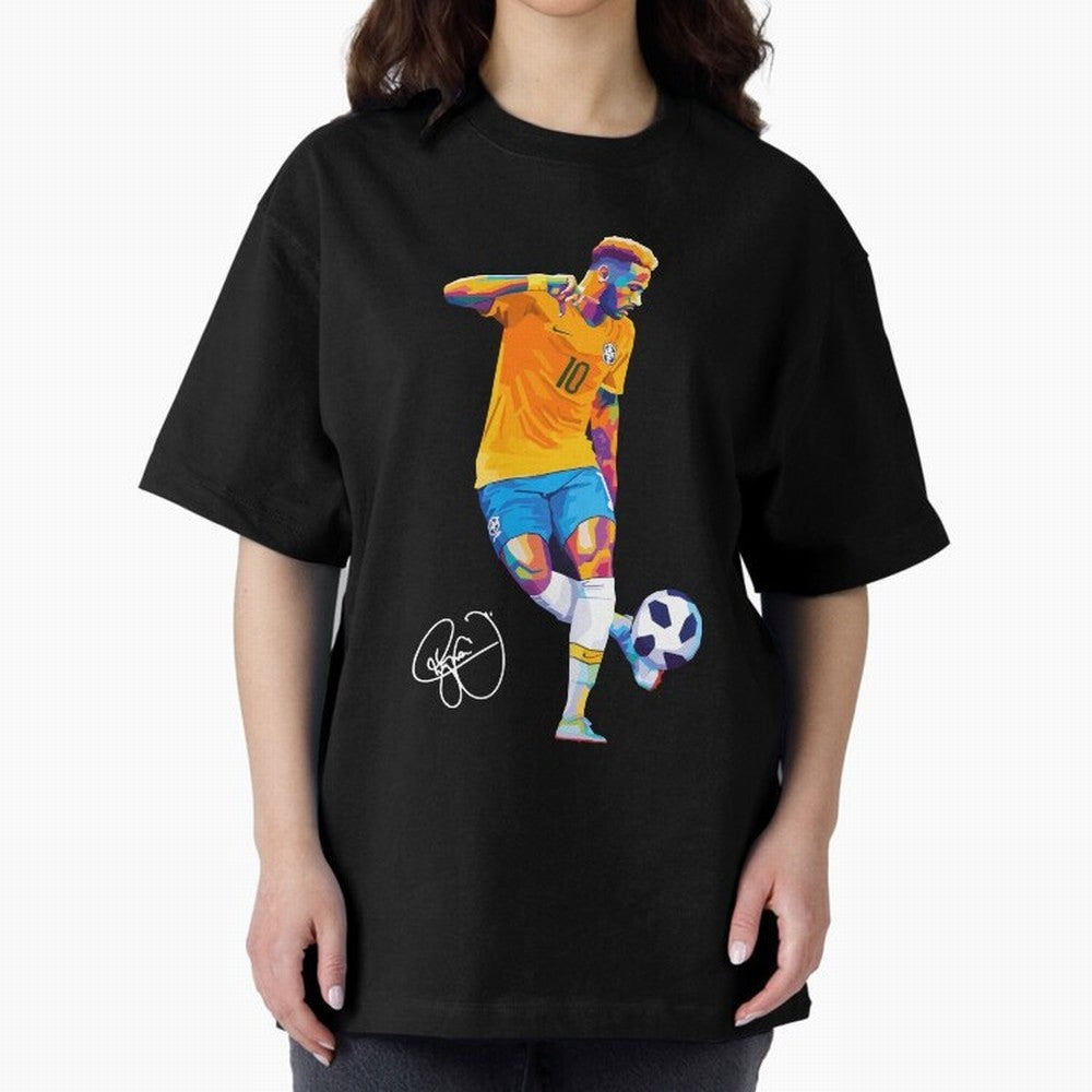 Neymar Jr Footballer Wpap Art Classic T-Shirt Bring Stadium Energy to Match Day Hype around FIFA World Cup 2026 USA Canada Mexico, Mbappe, Germany, Champion Mindset, Group Stage Buzz, Knockout Tension and Passionate Fan Culture; Ideal for Fans Who