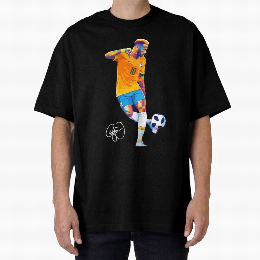 Neymar Jr Footballer Wpap Art Classic T-Shirt Bring Stadium Energy to Match Day Hype around FIFA World Cup 2026 USA Canada Mexico, Mbappe, Germany, Champion Mindset, Group Stage Buzz, Knockout Tension and Passionate Fan Culture; Ideal for Fans Who