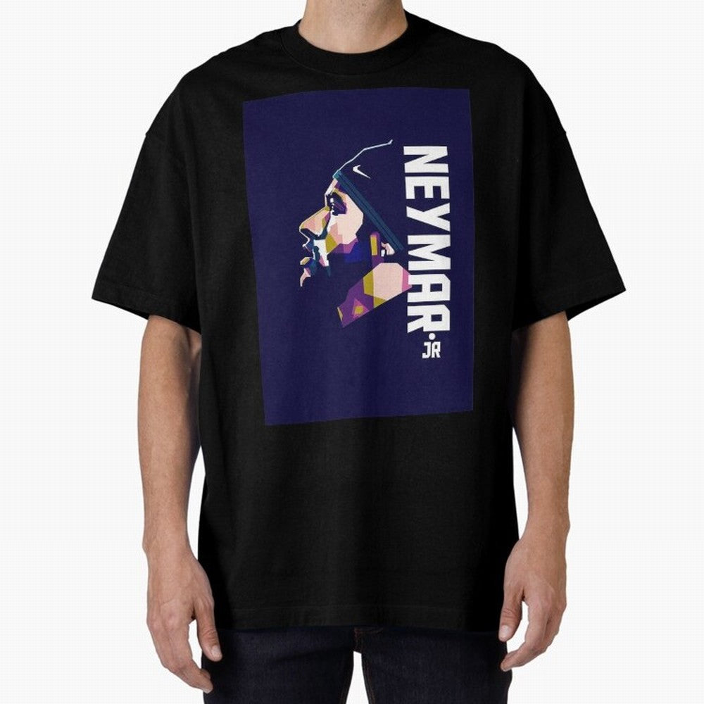 Neymar Jr Art Print Navy Classic T-Shirt Show Your Stadium Side during FIFA World Cup 2026 Spirit, Filled with Argentina, Neymar, Haaland and Cristiano Ronaldo, Soccer Culture, Superstar Moments, National Team Dreams and Competitive Fire; Great for