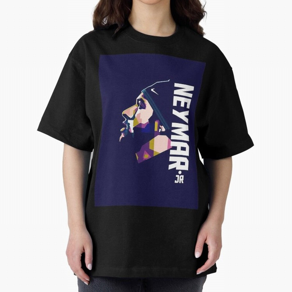 Neymar Jr Art Print Navy Classic T-Shirt Show Your Stadium Side during FIFA World Cup 2026 Spirit, Filled with Argentina, Neymar, Haaland and Cristiano Ronaldo, Soccer Culture, Superstar Moments, National Team Dreams and Competitive Fire; Great for