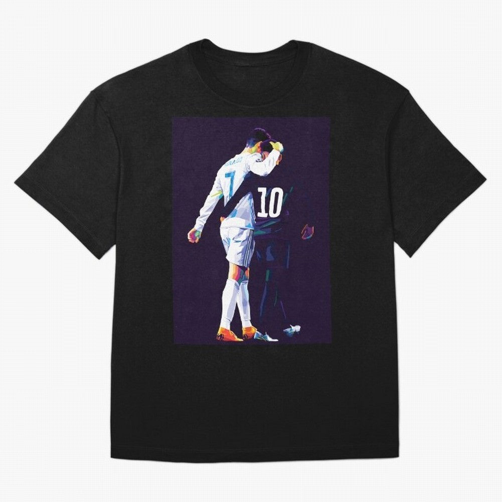 Neymar x Ronaldo Wpap Pop Art Classic T-Shirt Upgrade FIFA World Cup 2026 Spirit, Capturing England, France and Netherlands, Neymar, Championship Spirit, Famous Goals, Roaring Crowds and International Football Unity; Created for Match Day Parties,