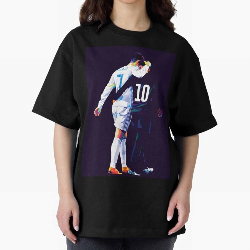 Neymar x Ronaldo Wpap Pop Art Classic T-Shirt Upgrade FIFA World Cup 2026 Spirit, Capturing England, France and Netherlands, Neymar, Championship Spirit, Famous Goals, Roaring Crowds and International Football Unity; Created for Match Day Parties,