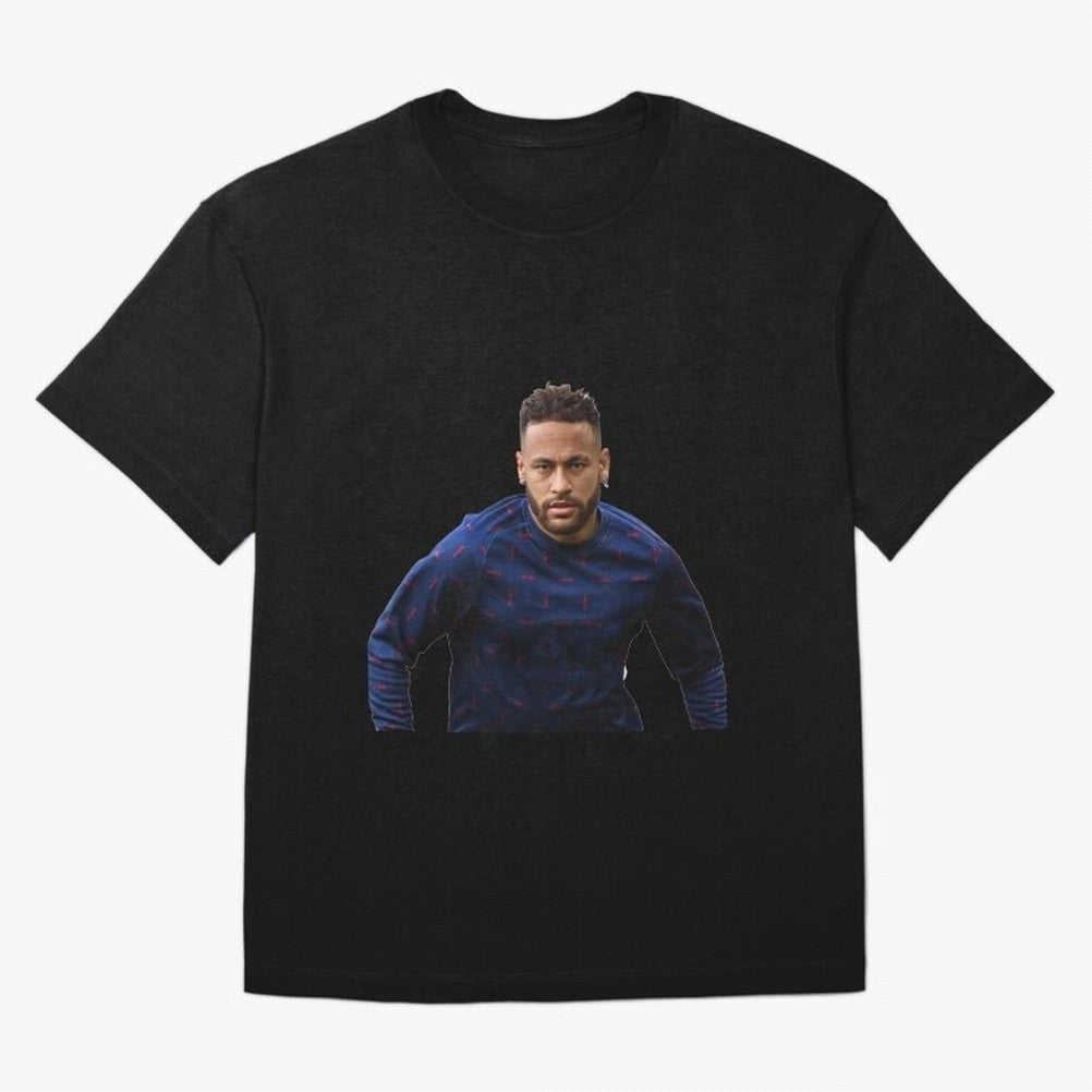 Neymar Junior Sticker Oversized T-Shirt Get Ready for Global Football Passion for FIFA World Cup 2026, Built around Mbappe, France and Portugal, Stadium Memories, Football Loyalty, International Chants and Championship Tradition; Great for