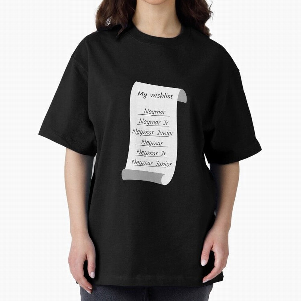 My Wishlist Neymar Jr Neymar Neymar Junior Oversized T-Shirt Feel International Energy from FIFA World Cup 2026 USA Canada Mexico Spirit, Made for France, Mbappe, Sports Nostalgia, International Competition, Famous Players and Unforgettable