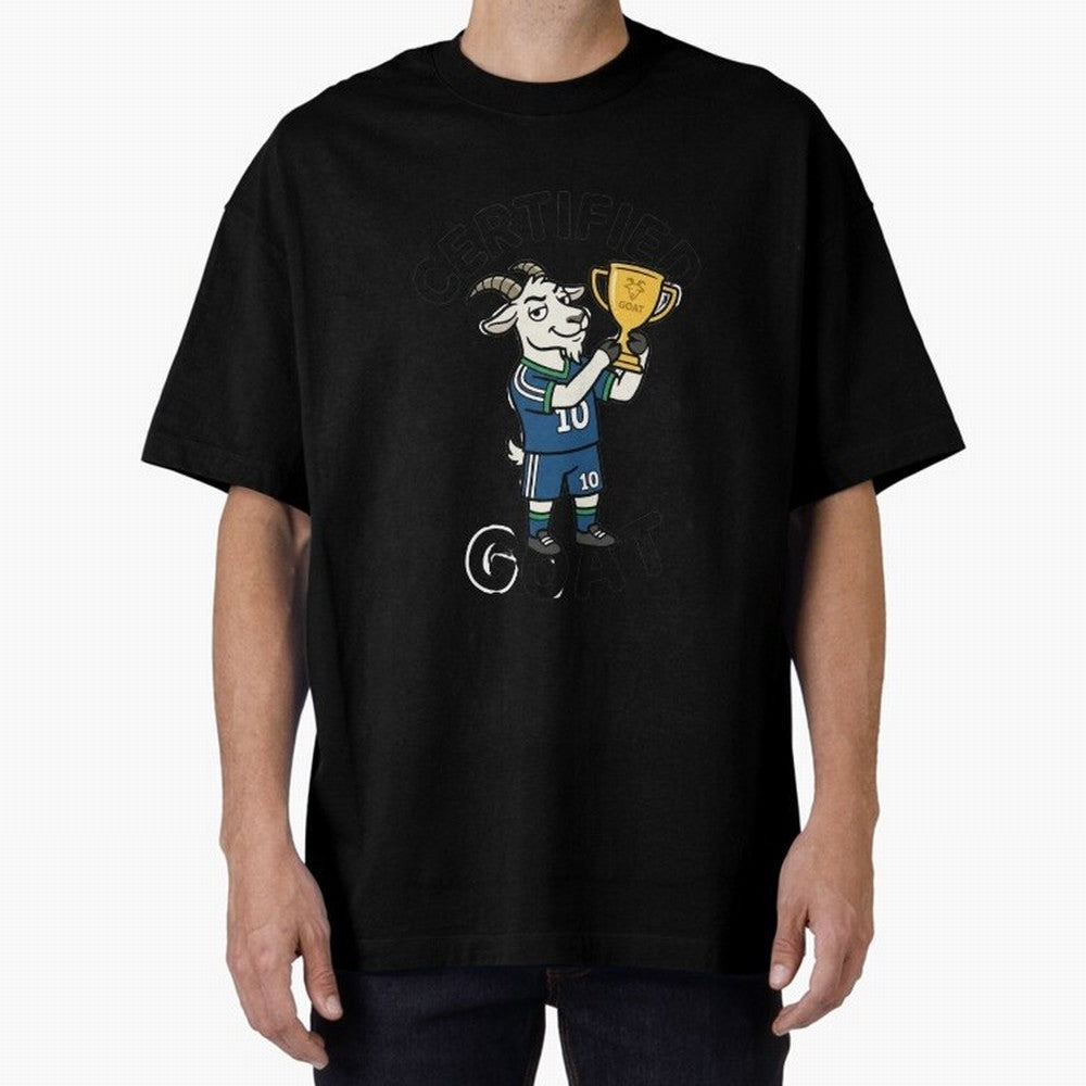 Certified G.O.A.T Classic T-Shirt Celebrate Every Goal in Match Day Hype around FIFA World Cup 2026 Group Stage, Cristiano Ronaldo, Brazil, Portugal and Argentina, Football History, Final Match Energy, Crowd Noise and Once in a Lifetime Moments;