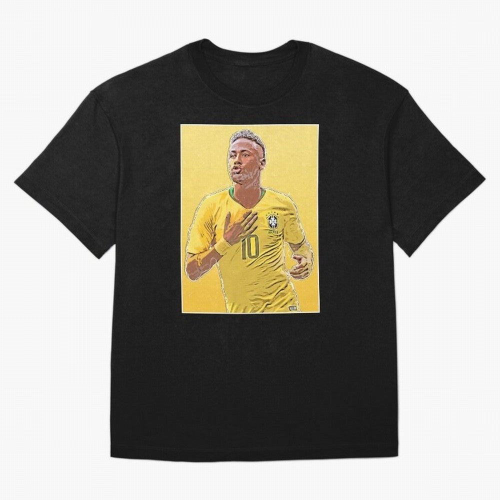Neymar Oversized T-Shirt Stand Proud for FIFA World Cup 2026 USA Canada Mexico Filled with Haaland and Mbappe, England, France and Netherlands Energy, Global Supporter Spirit, Legendary Goals, National Colors and Tournament Celebration; Made for
