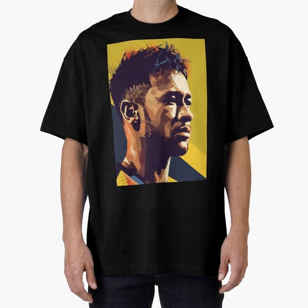 Neymar Jr art Oversized T-Shirt Join the Global Buzz around FIFA World Cup 2026 USA Canada Mexico Spirit, Connected to Argentina, Cristiano Ronaldo, Haaland and CR7, Championship Spirit, Famous Goals, Roaring Crowds and International Football